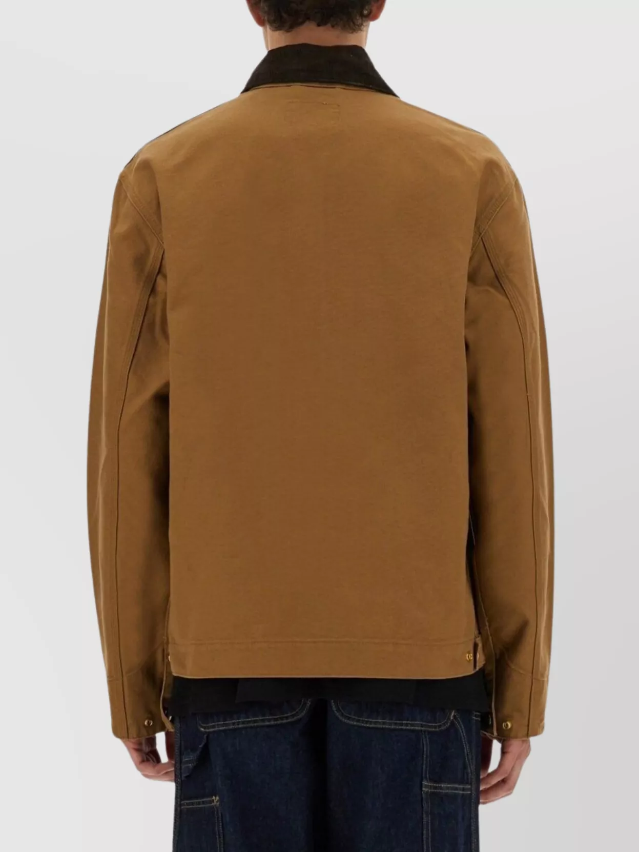 Carhartt Wip "Detroit" Jacket With Contrast Collar And Front Pockets (Summer)