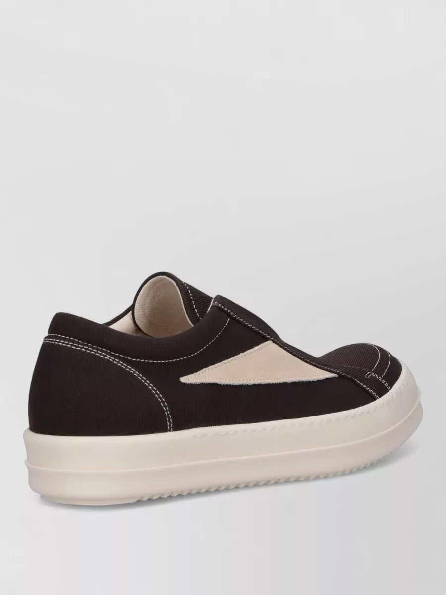 Rick Owens Drkshdw Canvas Slip-On Sneakers