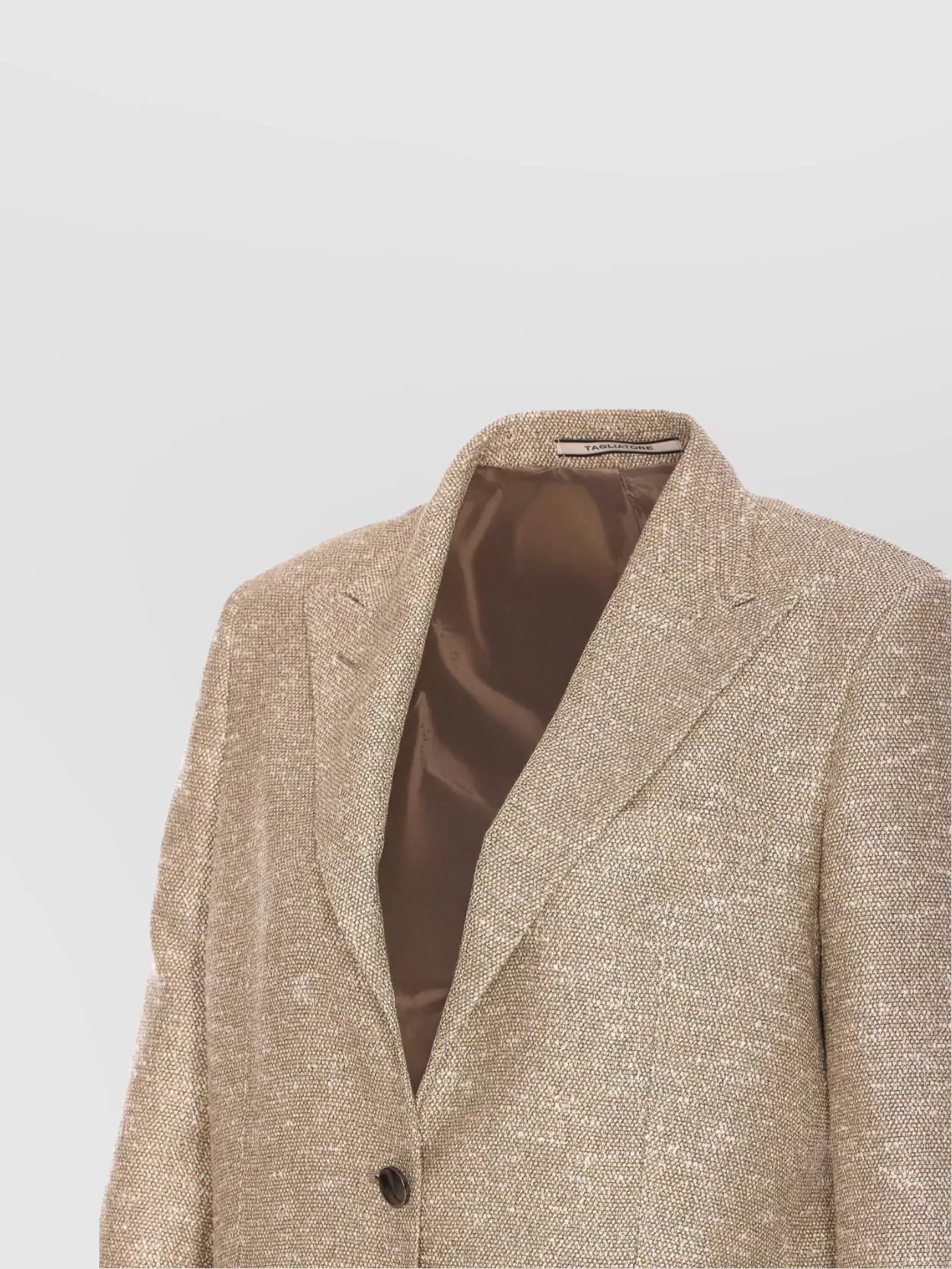 Tagliatore Sequined V-neck Single-breasted Jacket With Front Pockets