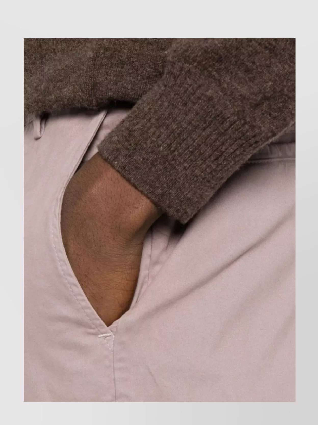 Eleventy Stretch Chino Trousers And Pockets