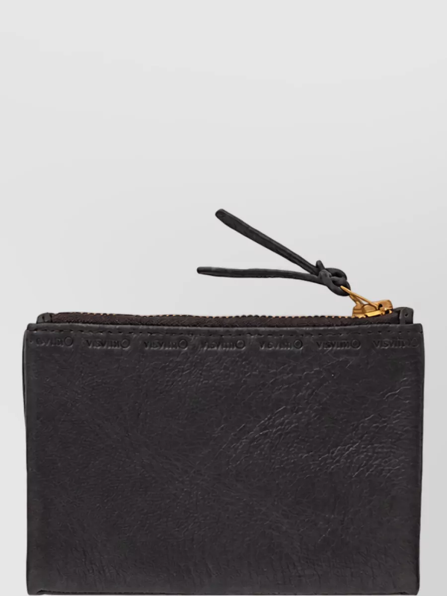 Visvim leather zip bifold wallet