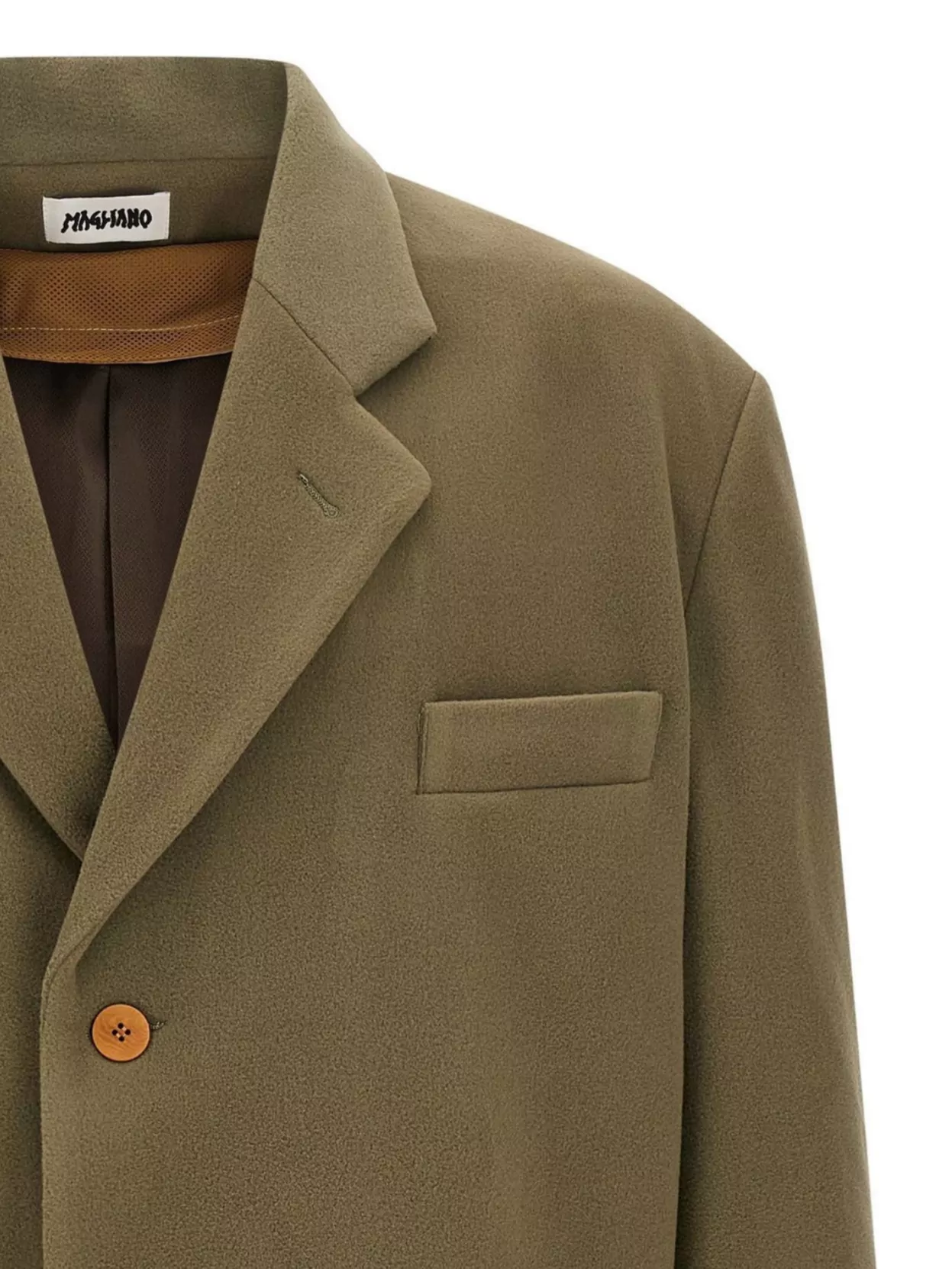 Magliano Reversible Coat Notched Lapel