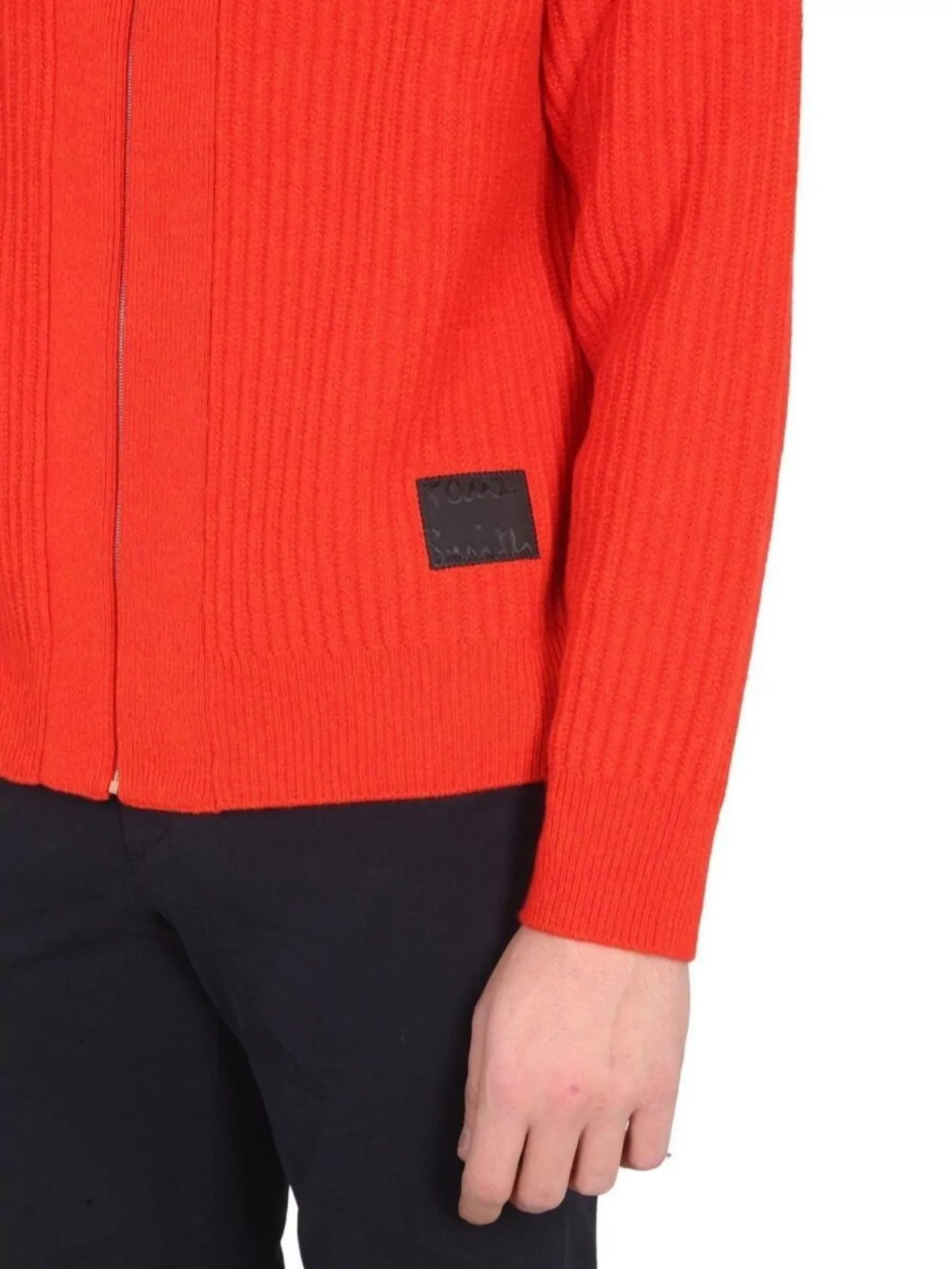 Shop Paul Smith High Collar Zippered Cardigan