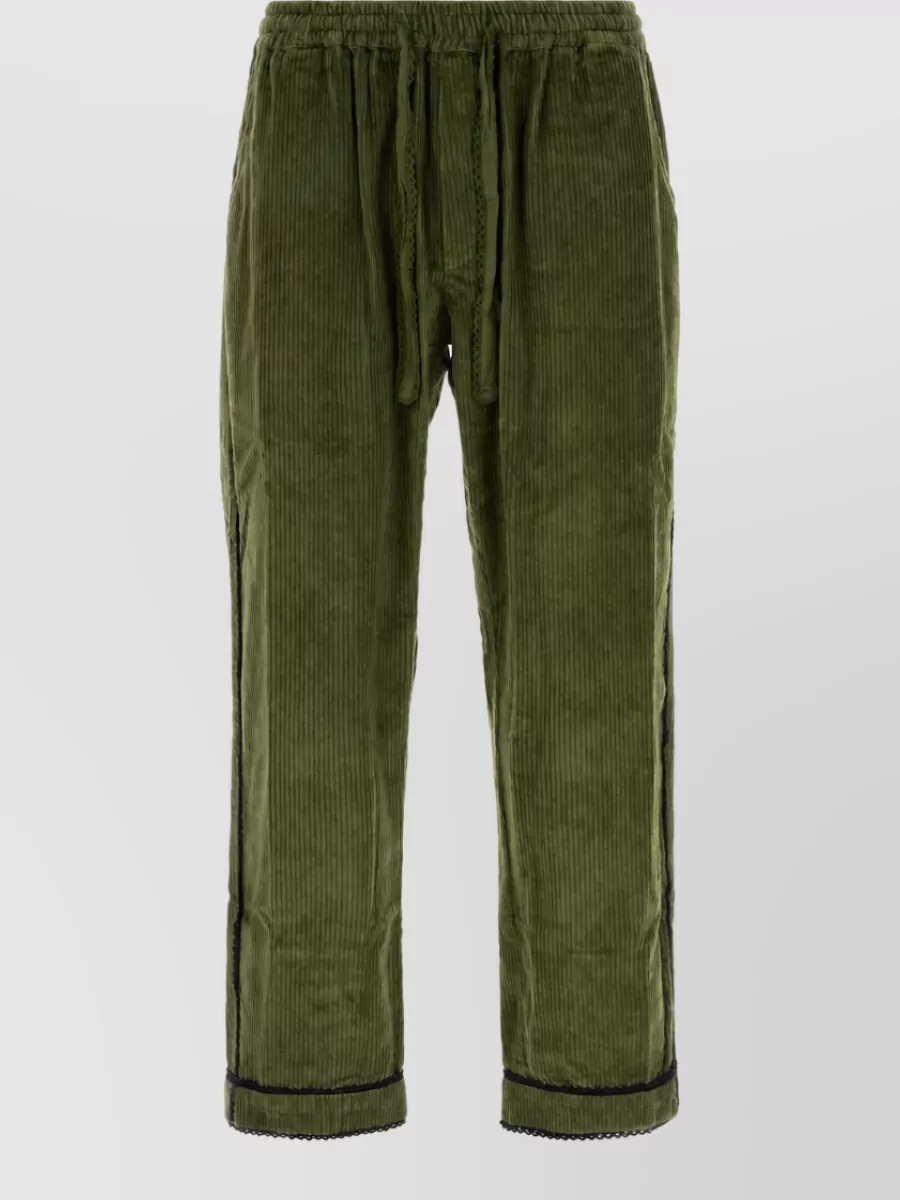 Baziszt corduroy loose fit trousers