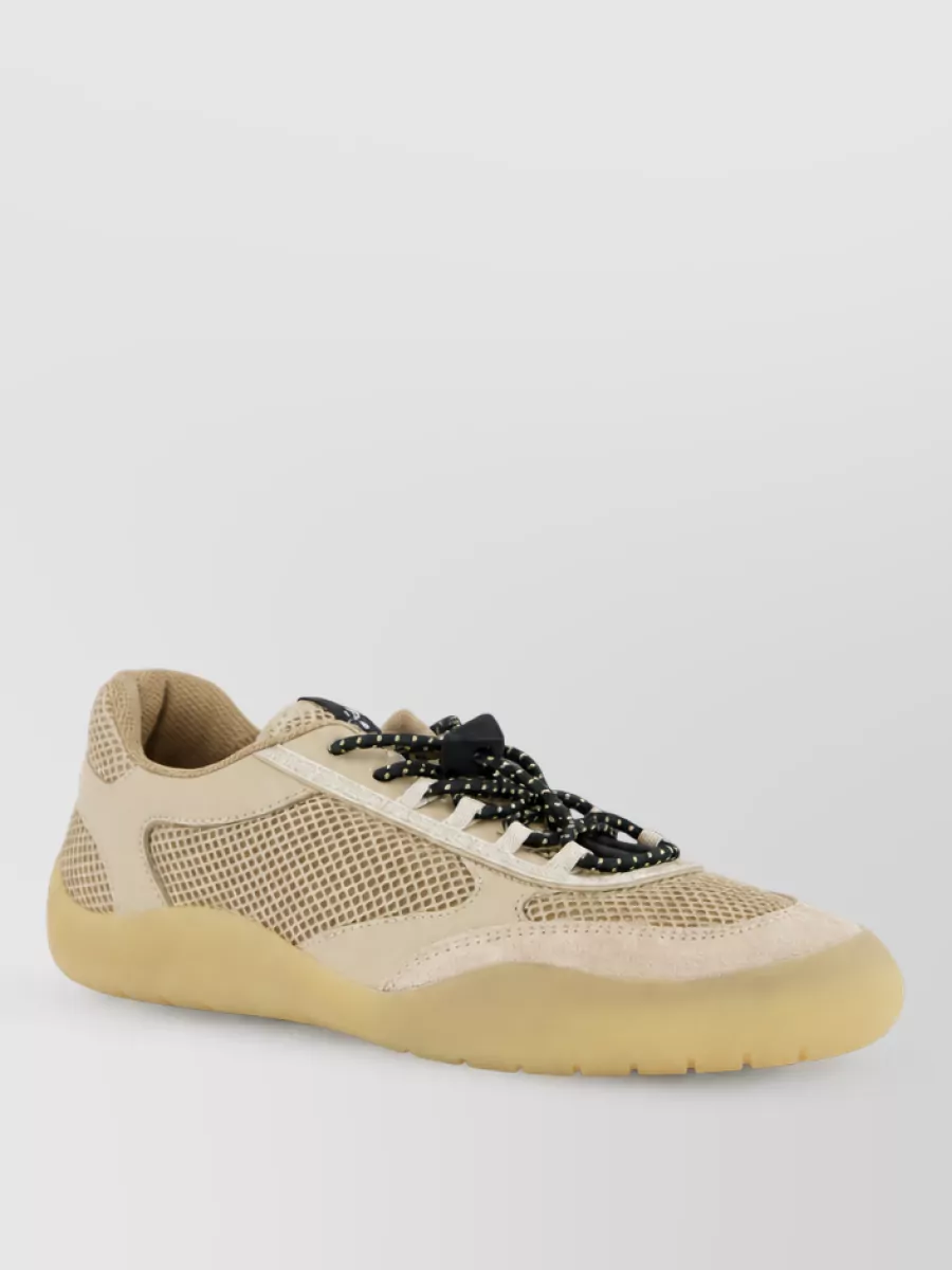 Prada leather low top lace up shoes