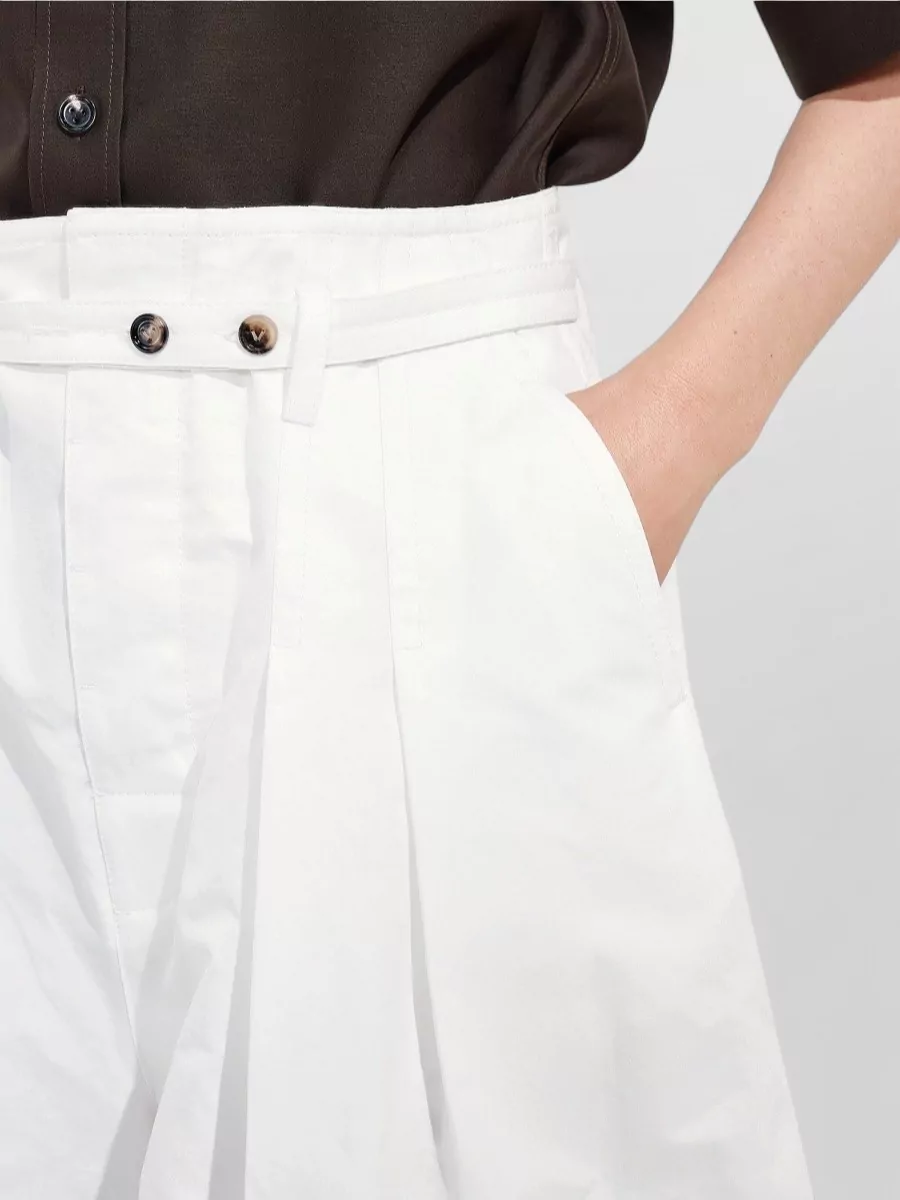 Bottega Veneta Cotton Wide-Leg Culottes