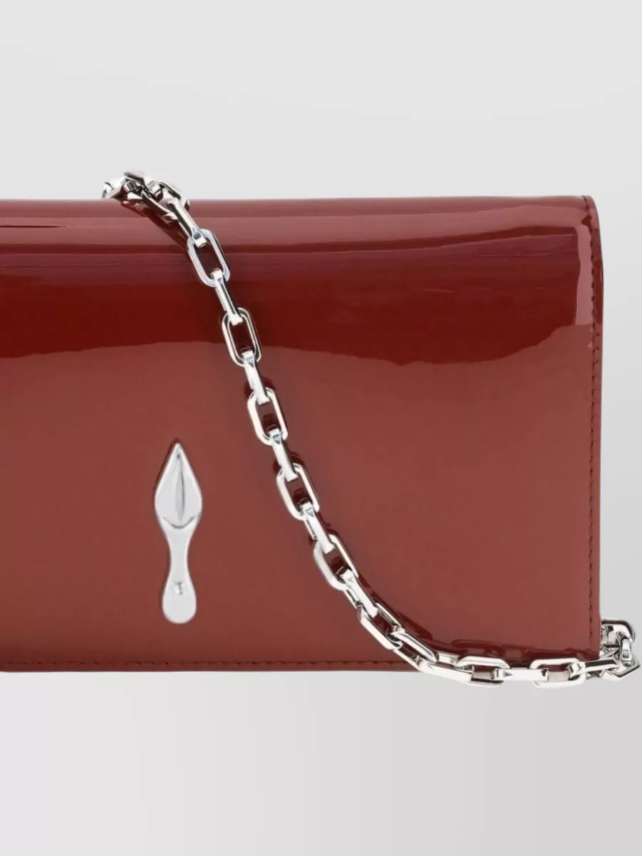 Christian Louboutin Bettina Patent Leather Clutch Bag