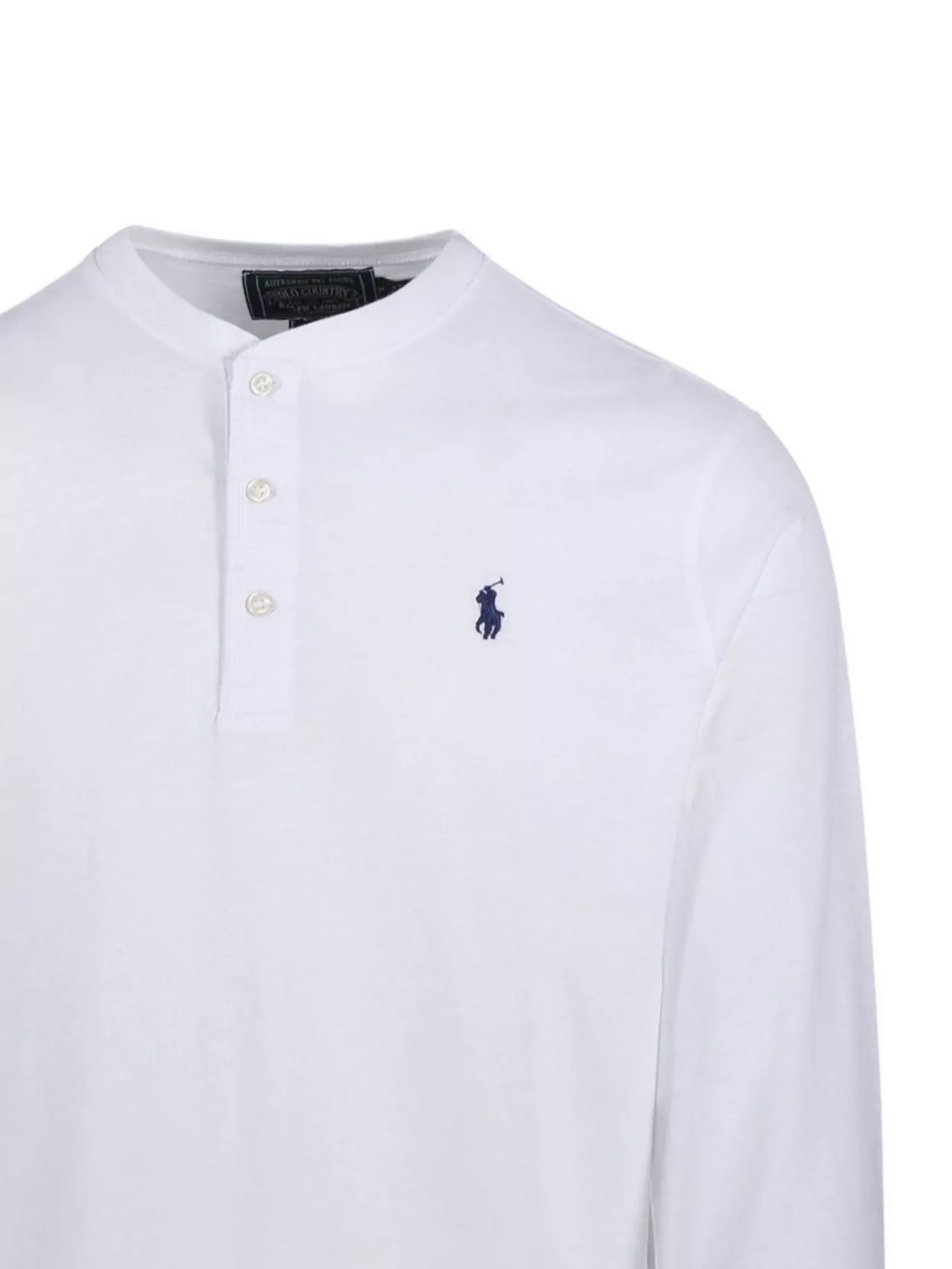 Ralph Lauren Long Sleeve Henley Collar T-Shirt