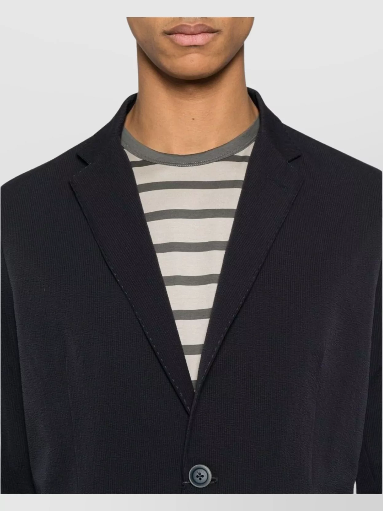 Herno Tailored Single-Breasted Jacket With Notched Lapels
