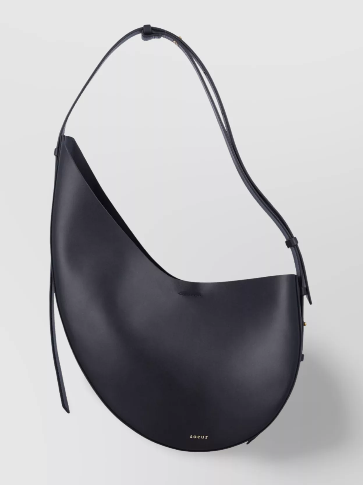 Soeur Winona Leather Shoulder Bag With Adjustable Strap