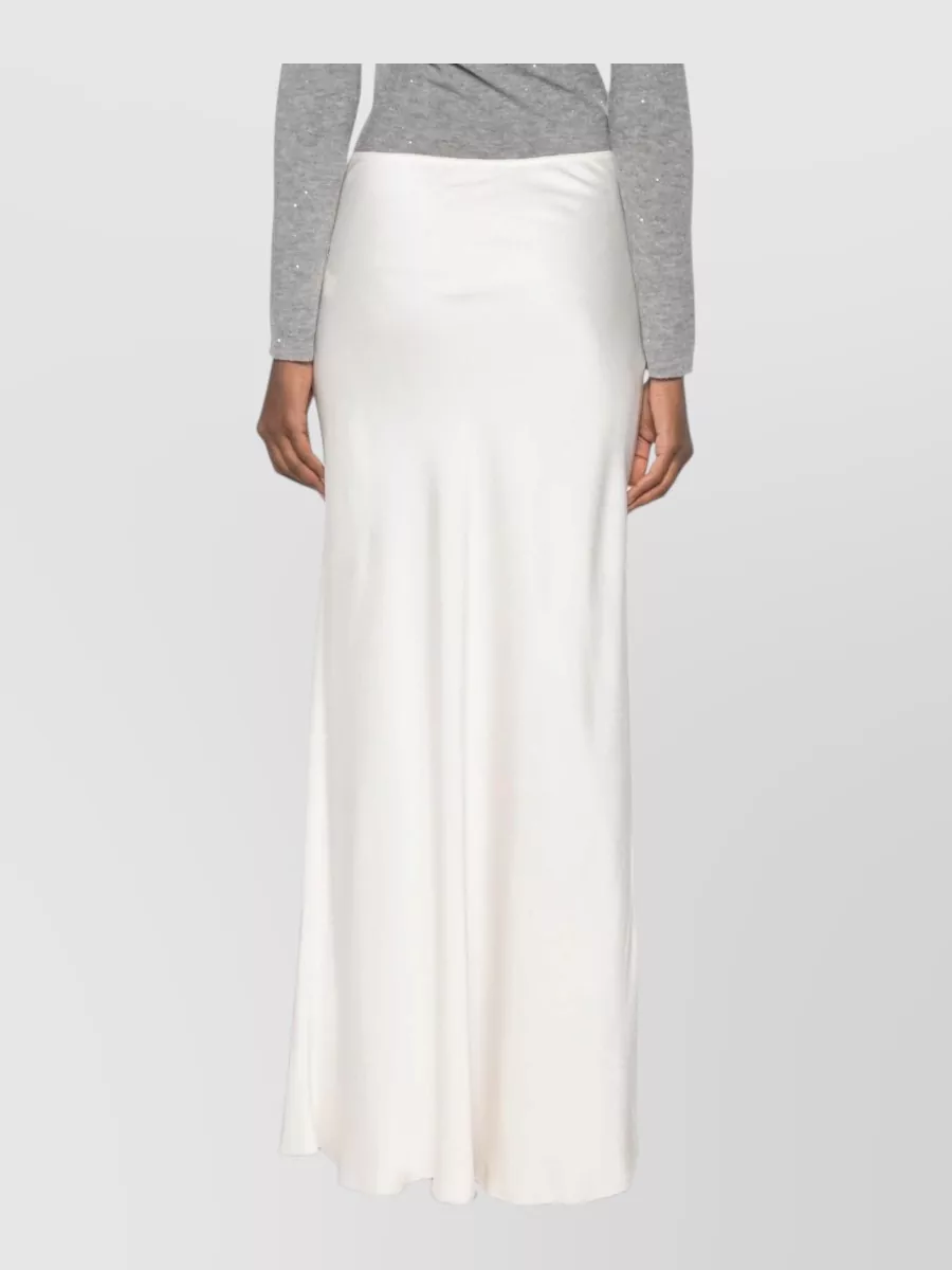 Fabiana Filippi Satin Maxi Skirt