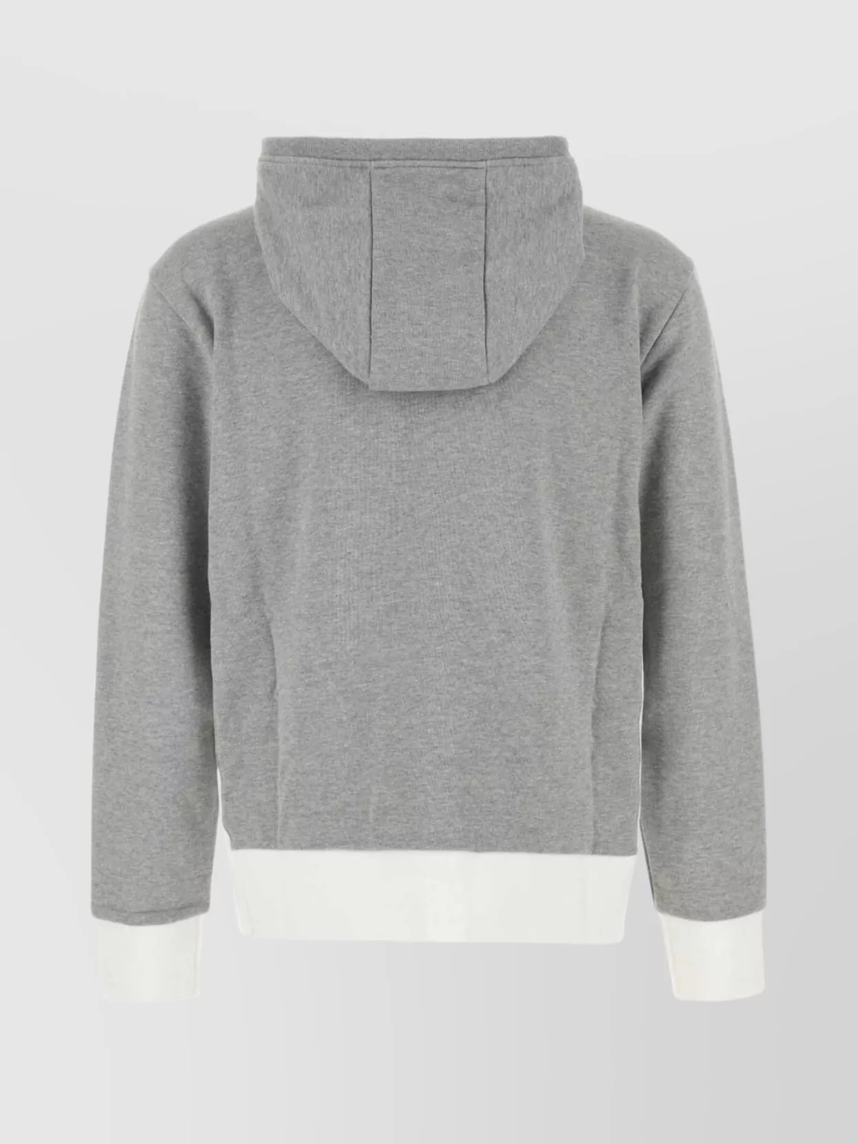 Thom Browne Felpa In Cotone Grigio Uomo In Gray