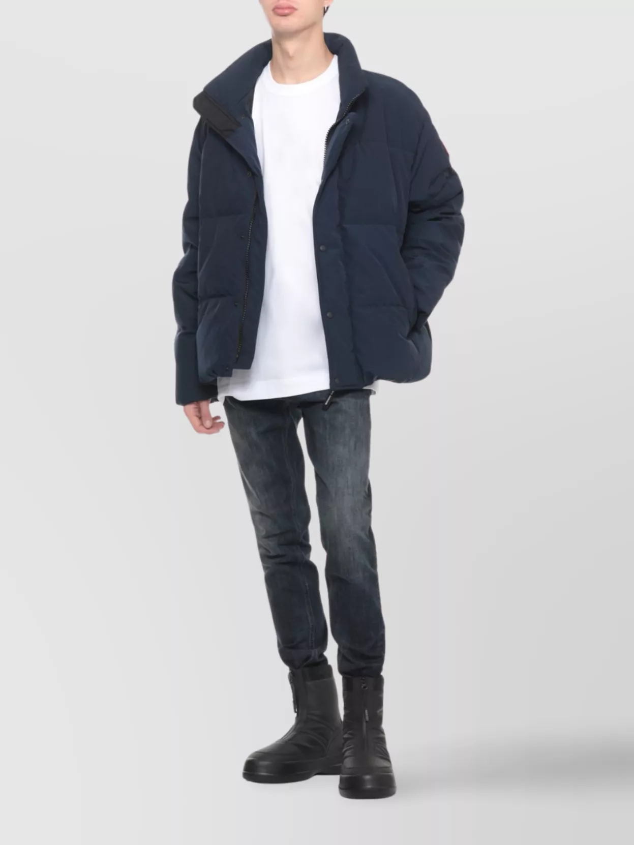 Canada Goose Stylish Down Jacket High Collar