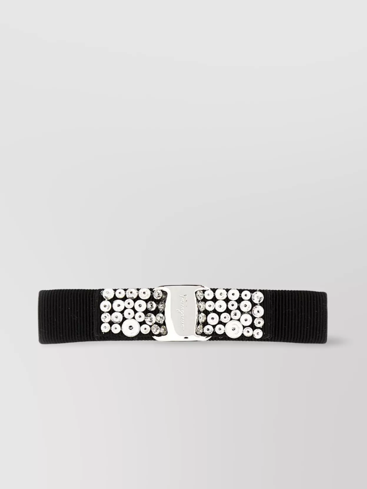 Ferragamo Bow Design Fabric Hair Clip
