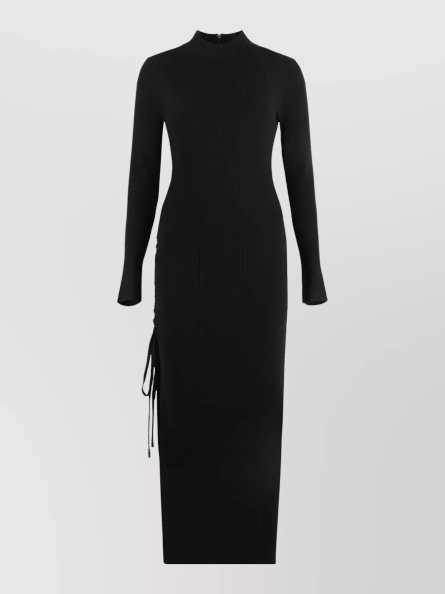 Michael Michael Kors Gathered Wool Knitted Dress