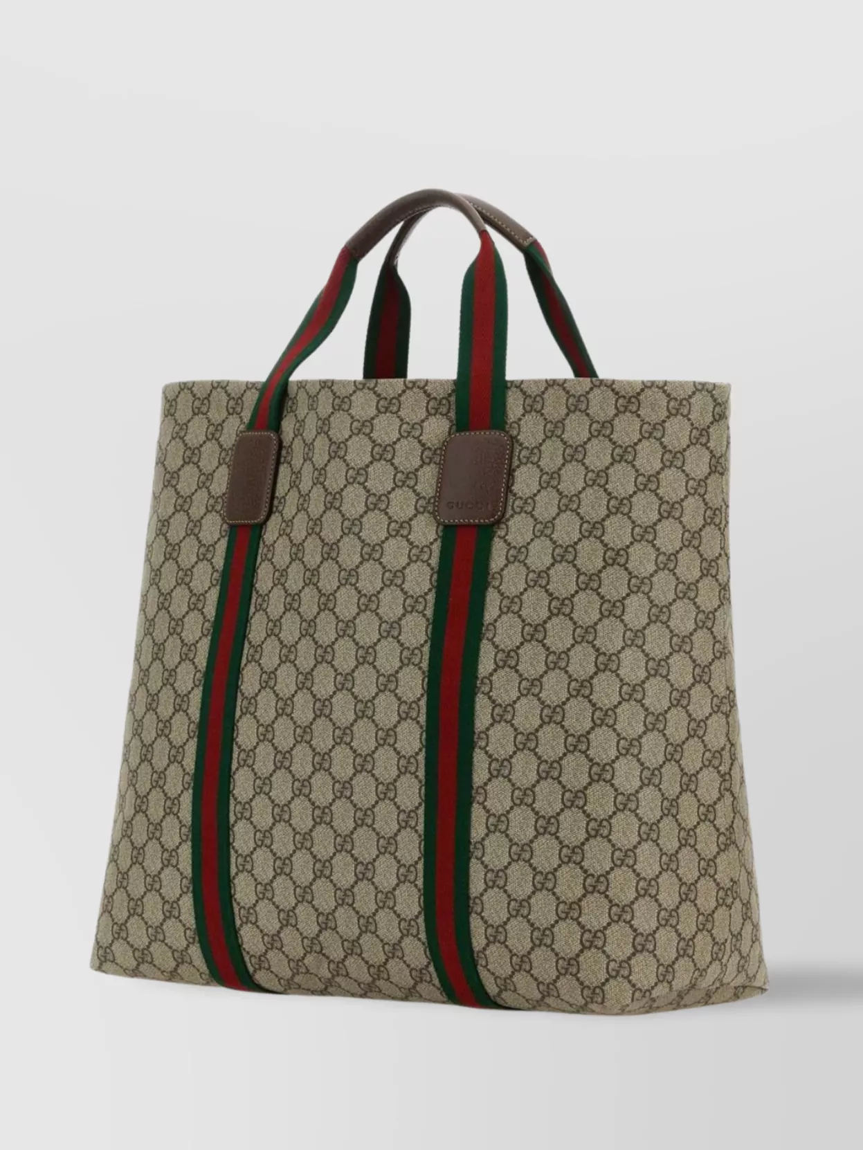 Shop Gucci Supreme Fabric Medium Tender Tote Bag
