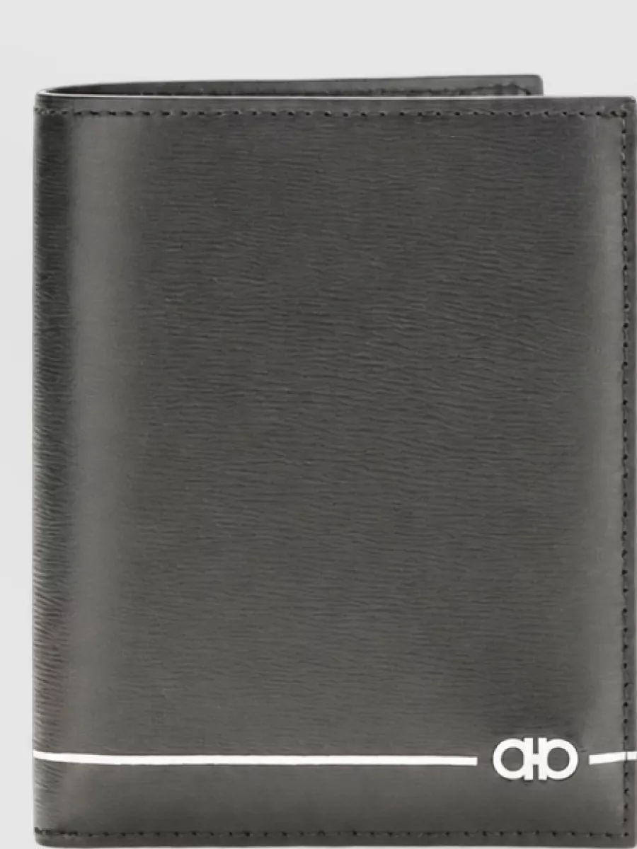Ferragamo calf leather bifold wallet