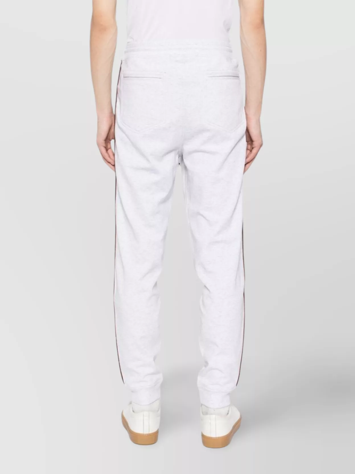 Brunello Cucinelli Cotton Sweatpants With Side Stripe Detail