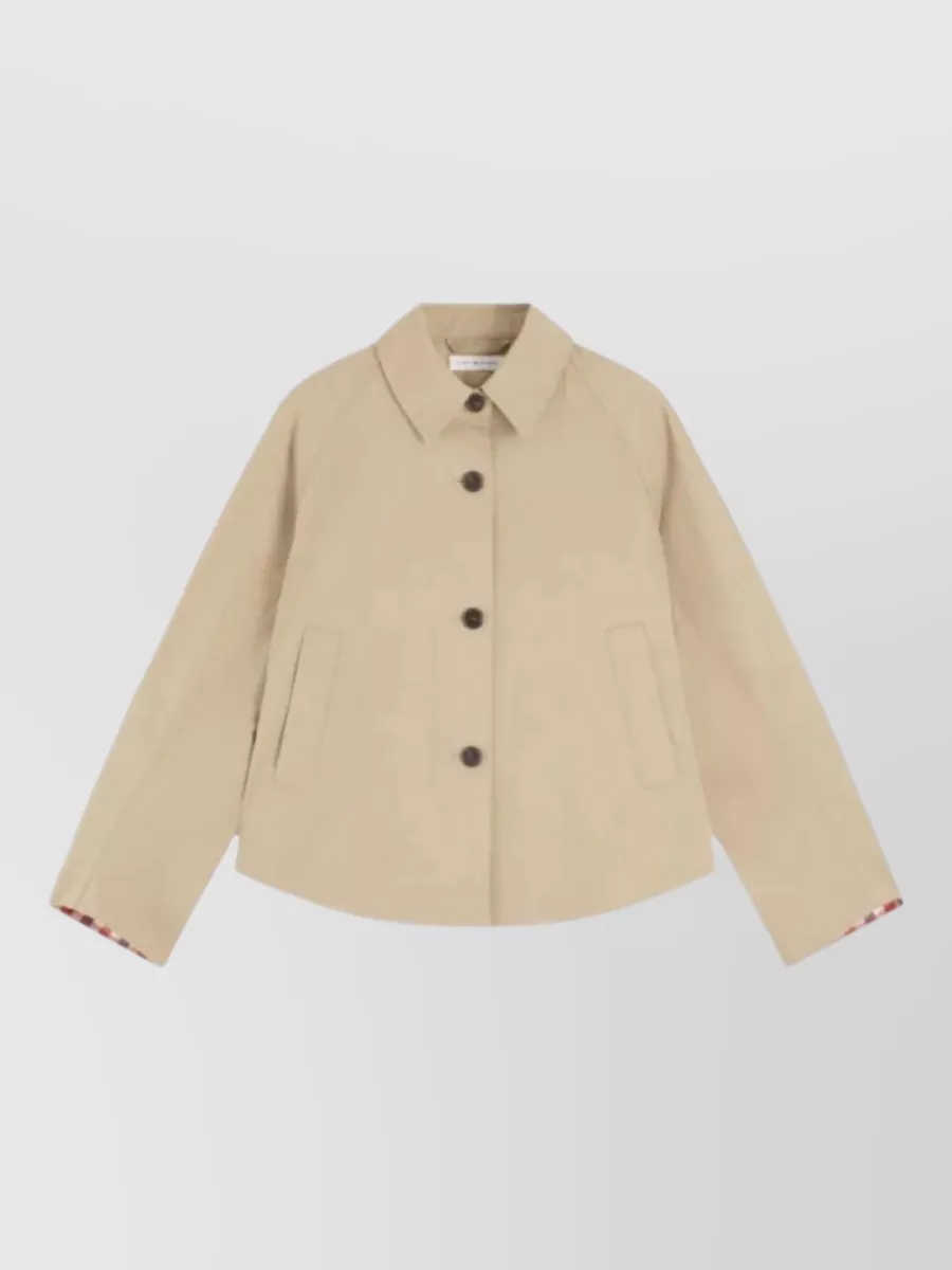 Tommy Hilfiger cotton short single-breasted coat