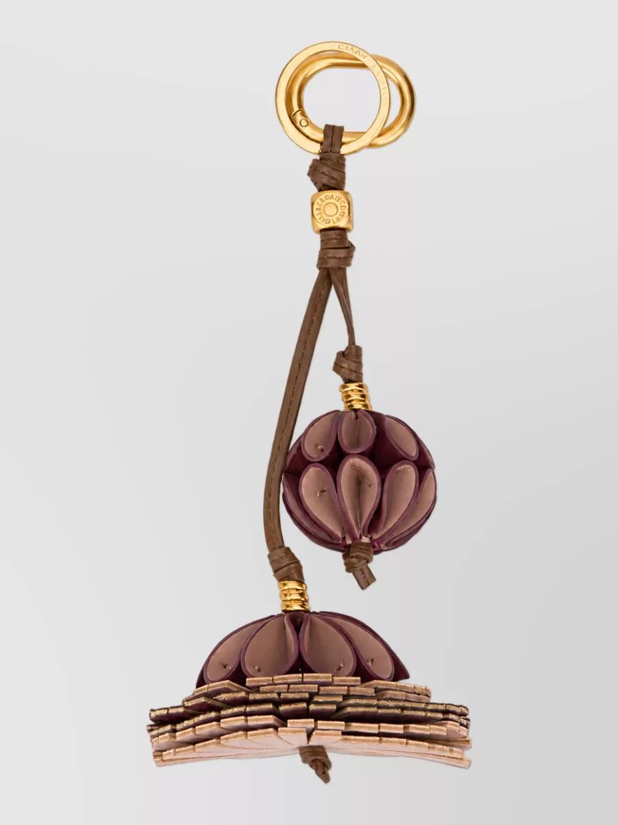 Gianni Chiarini leather keychain