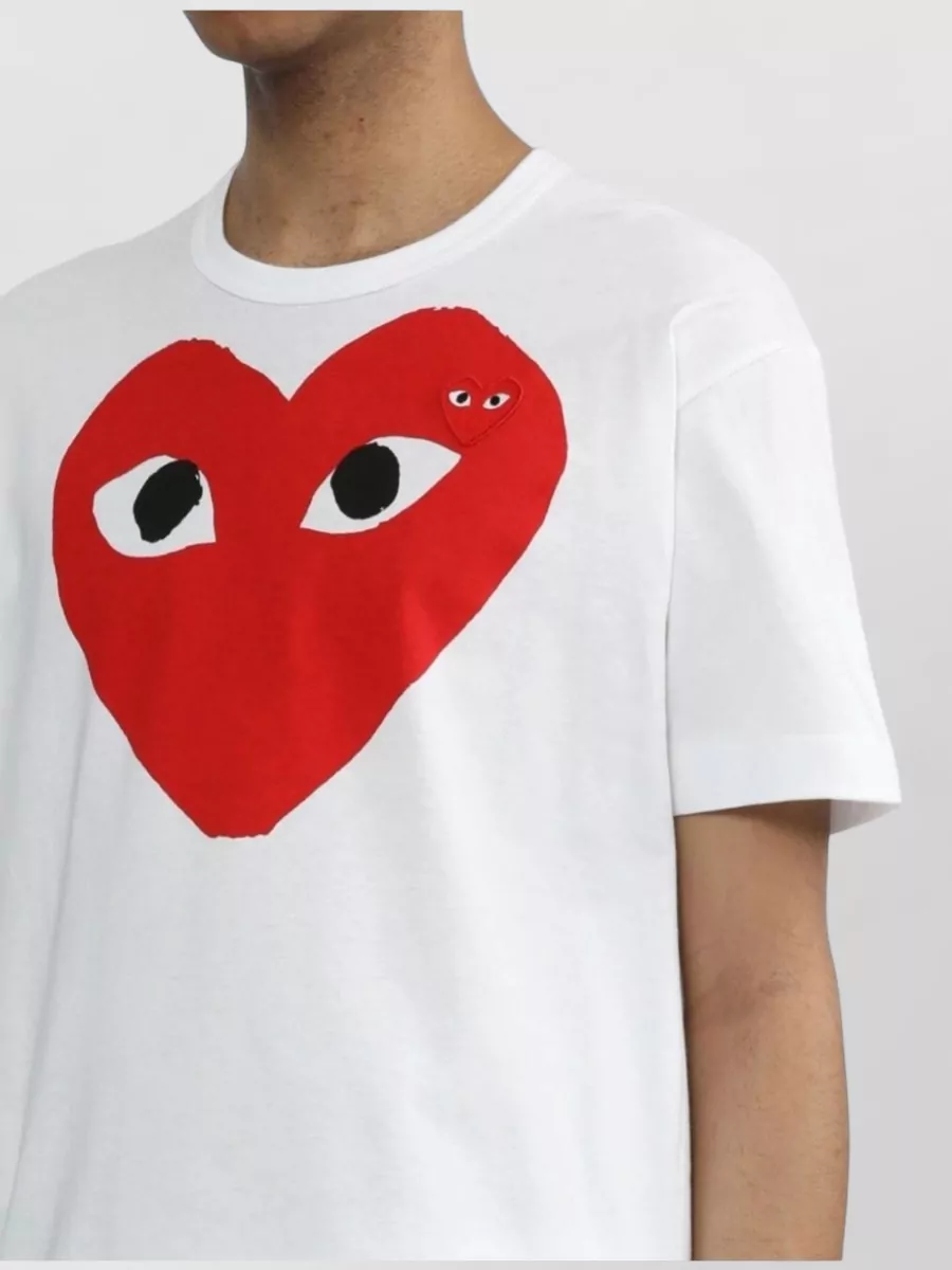 Comme Des Garçons Cotton Logo T-Shirt