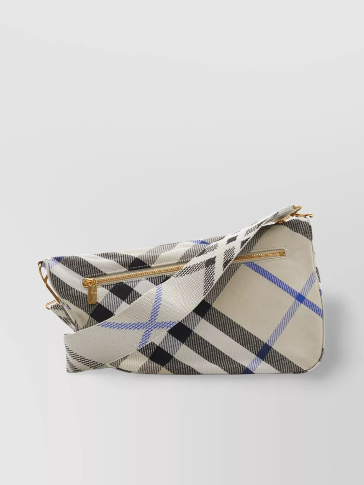 Burberry Checkered Pattern Crossbody Bags With Adjustable Strap