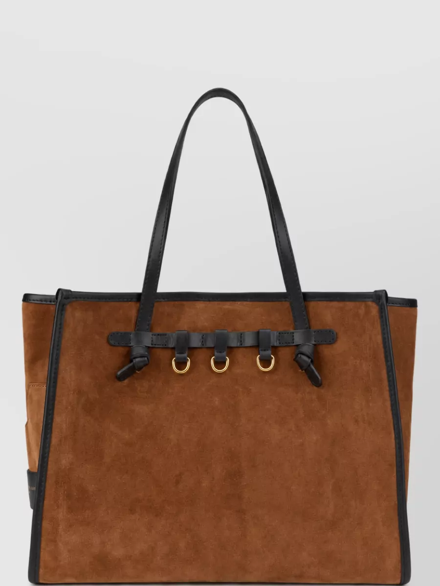 Gianni Chiarini Suede Leather Tote Bag