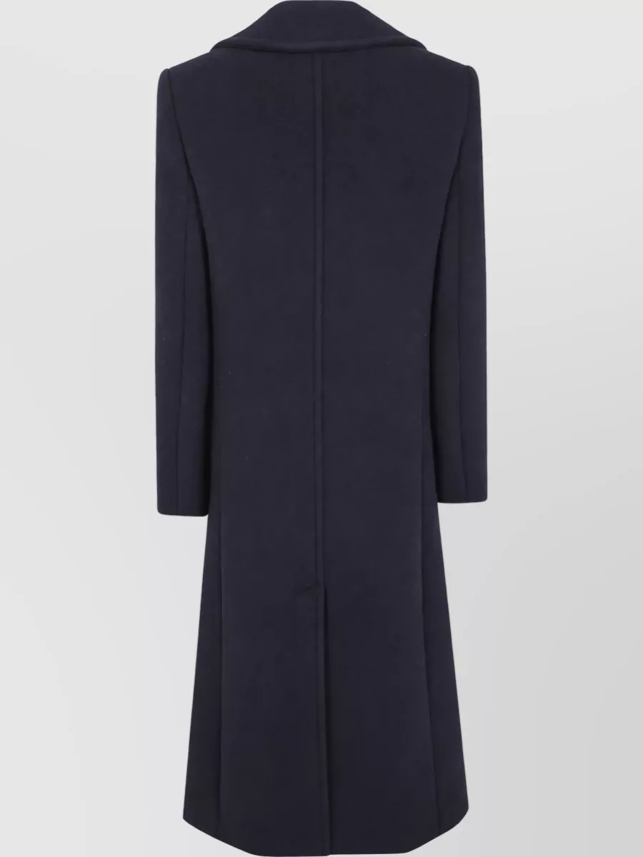 Chloé Virgin Wool Double-Breasted Long Coat