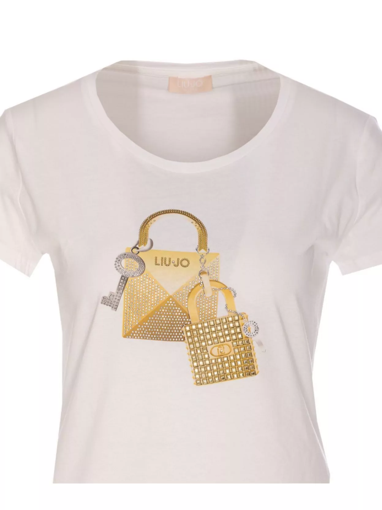 Liu •jo Liu Jo Embellished Graphic Printed T