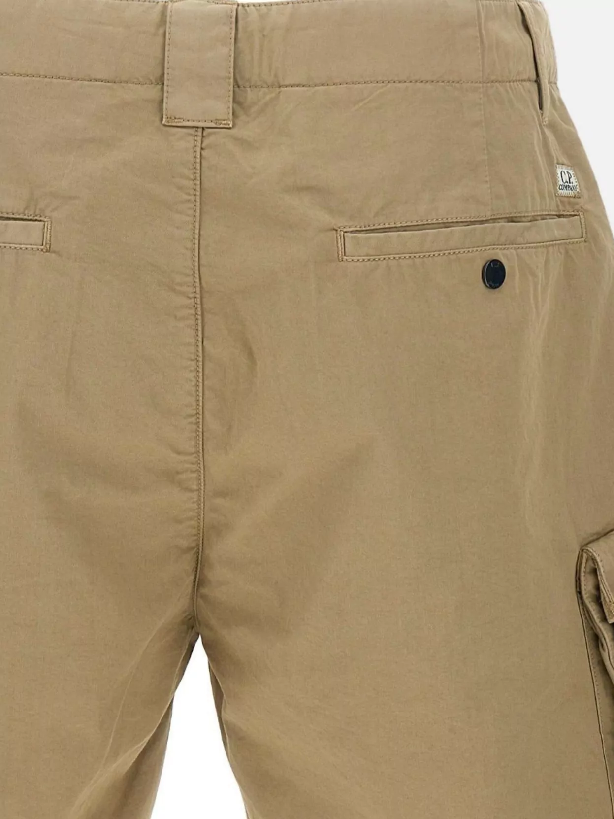 C.p. Company Cotton Gabardine Cargo Shorts