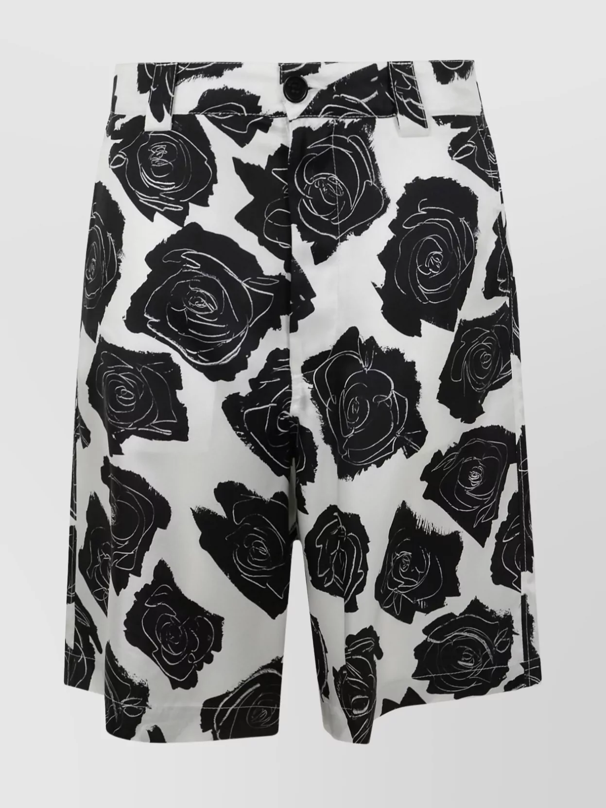 Marni Printed Shorts With Pockets And Belt Loops