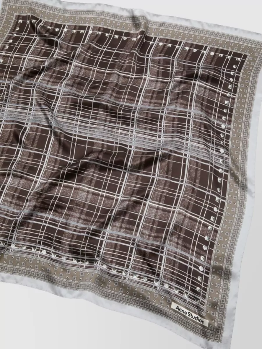 Acne Studios Silk Printed Foulard