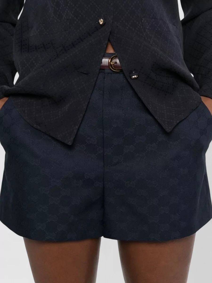 Gucci Tailored Shorts Belt Loops Side And Back Pockets