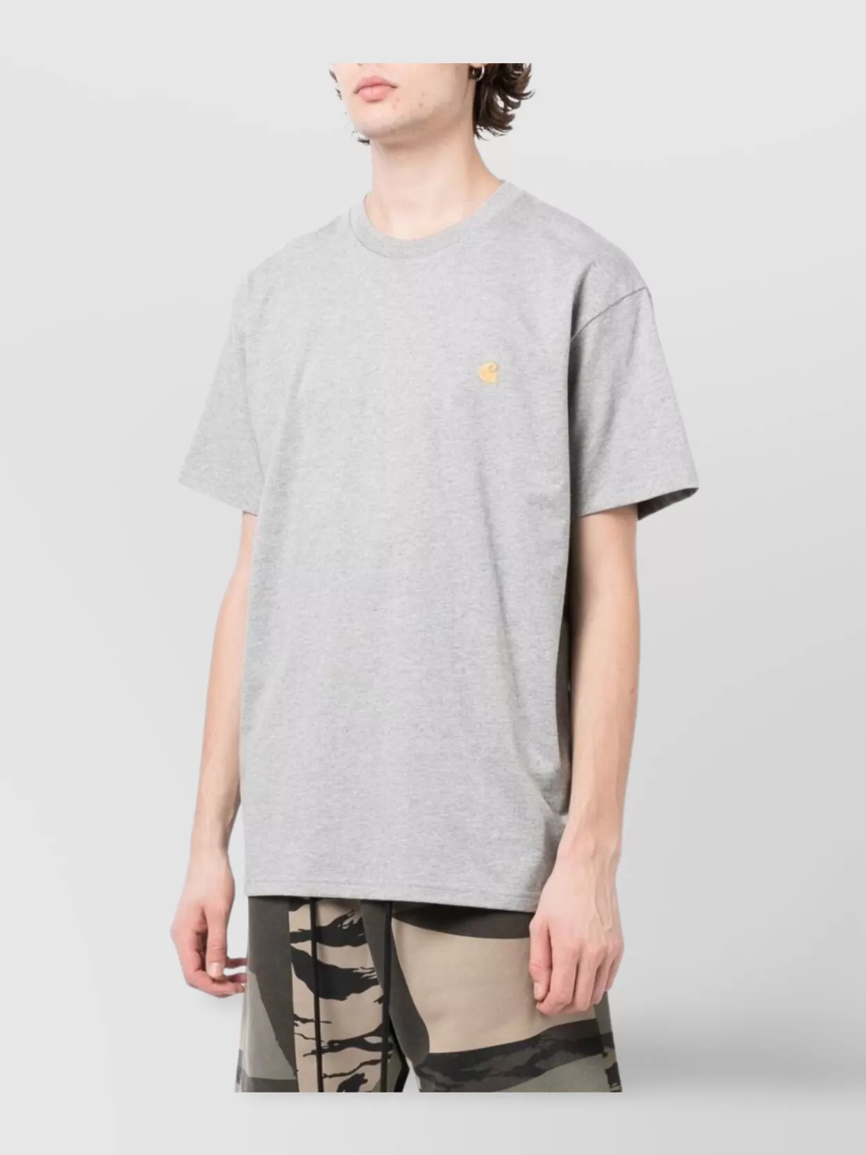 Carhartt Wip Cotton T-Shirt With Logo And Crew Neck