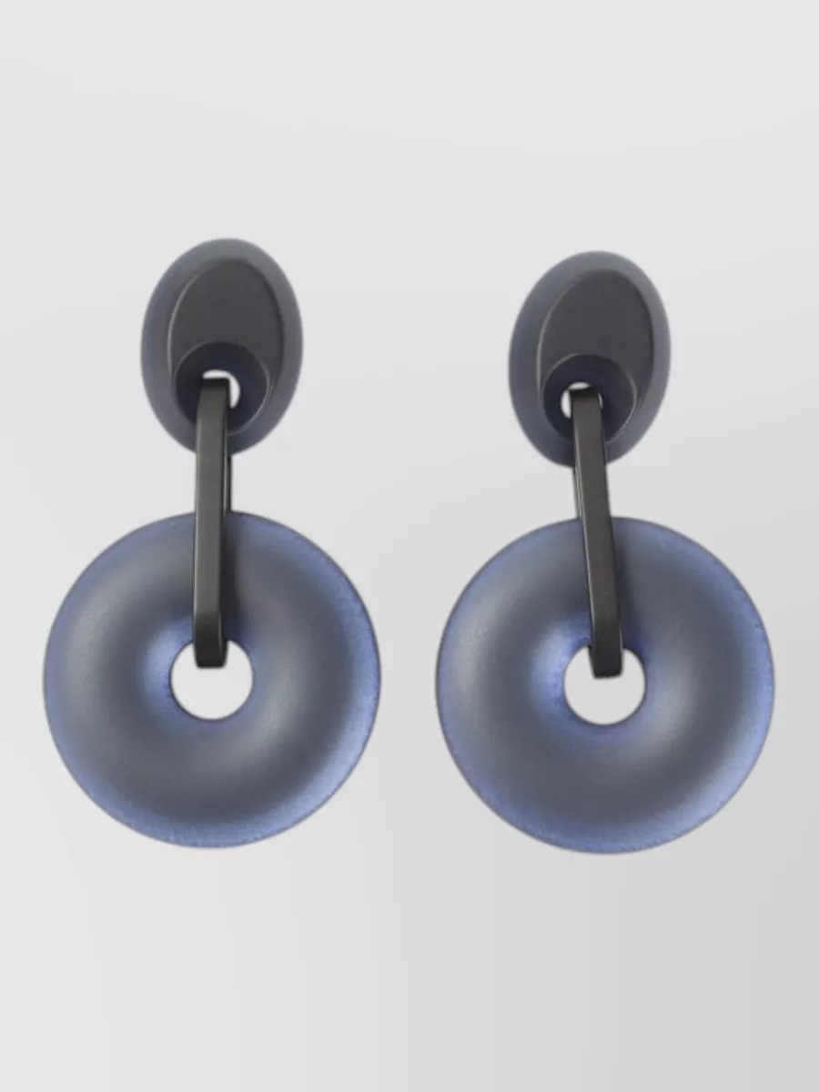 Giorgio Armani resin clip-on earrings