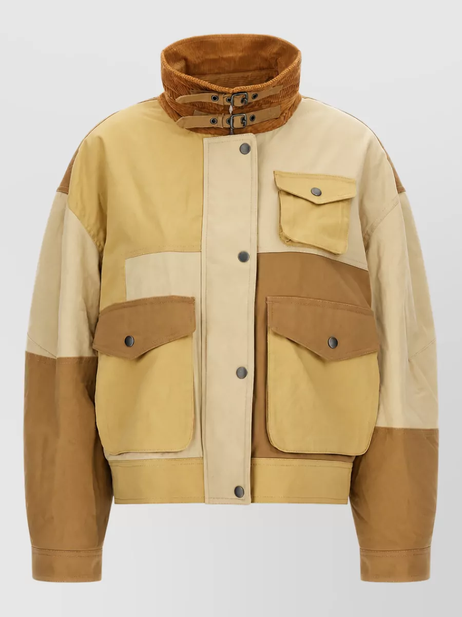 Isabel Marant Etoile cotton patchwork jacket