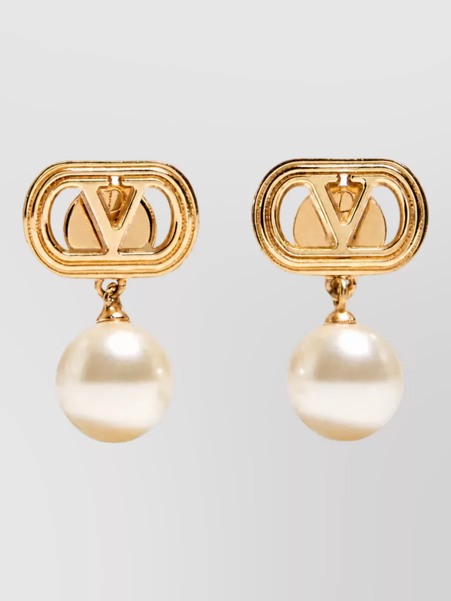 Valentino Garavani bronze stud earrings