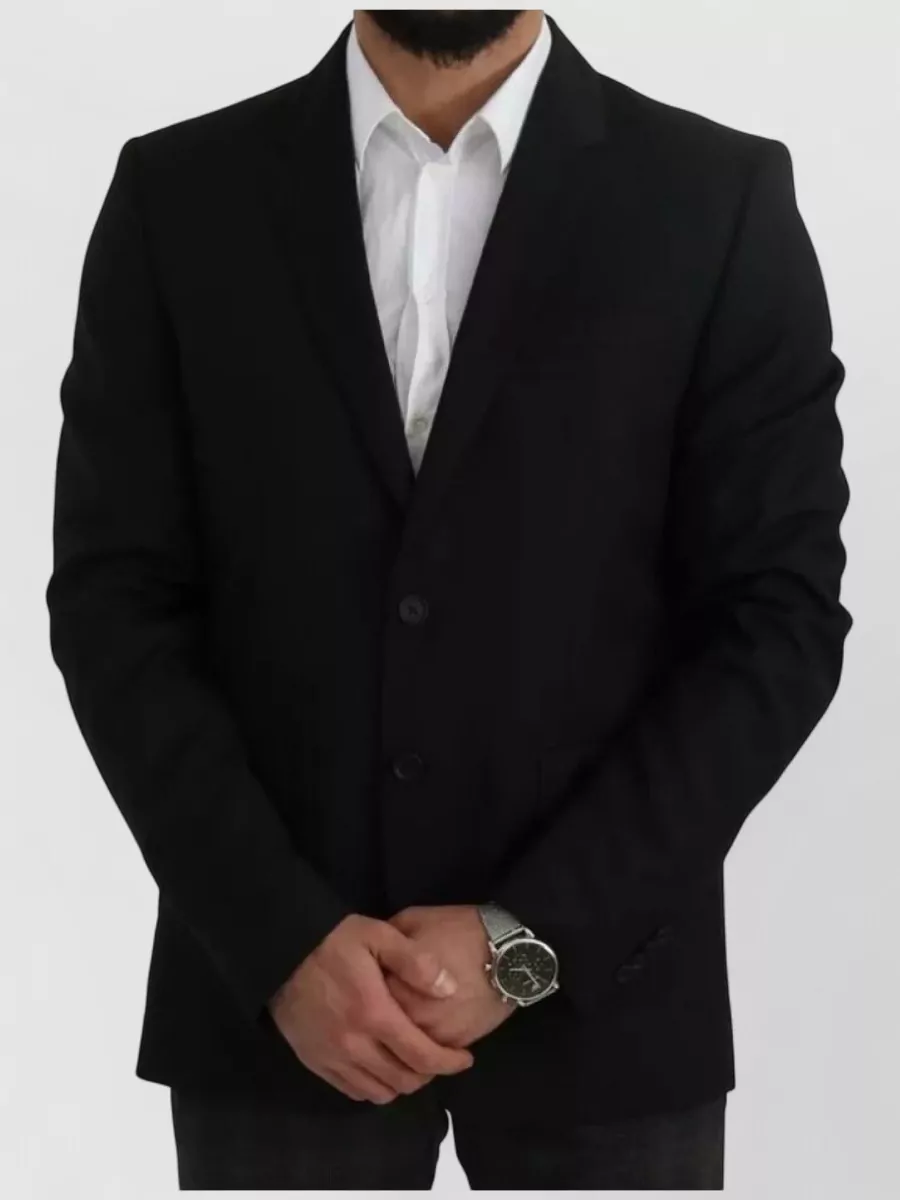 Dolce&Gabbana wool slim-fit notch-lapel blazer