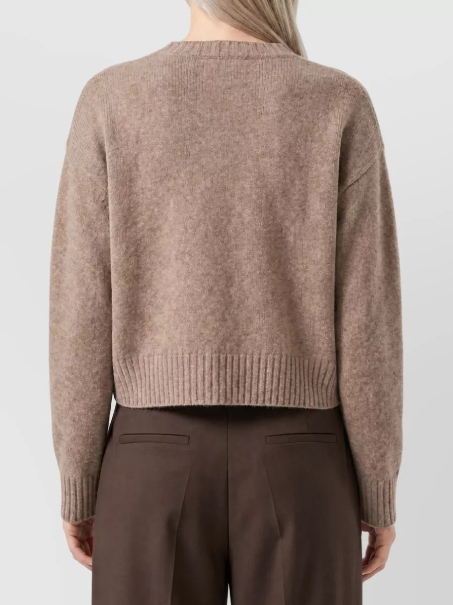 Loulou Studio Ribbed Wool Yak-Blend Cardigan