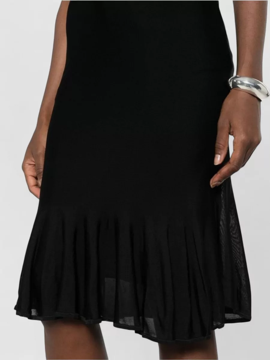 Totême Knitted Fluted Midi Skirt