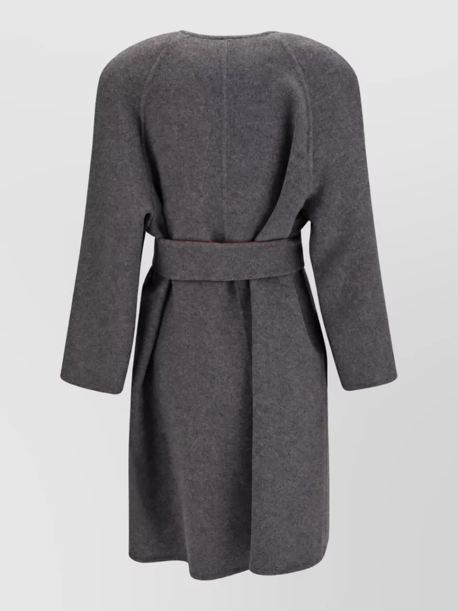 Valentino Wool Cashmere Belted Coat