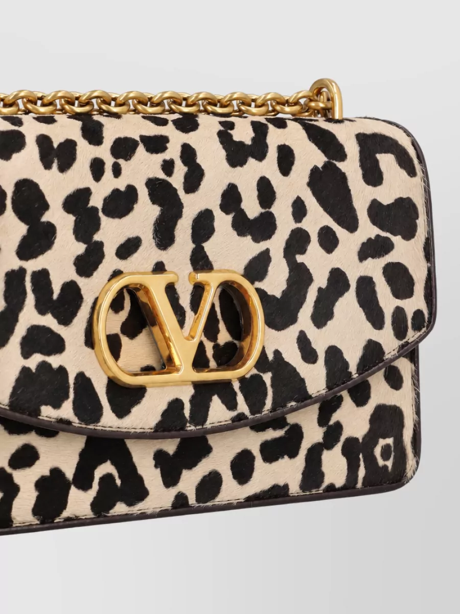 Valentino Garavani Rockstud Spike Leather Clutch Bag