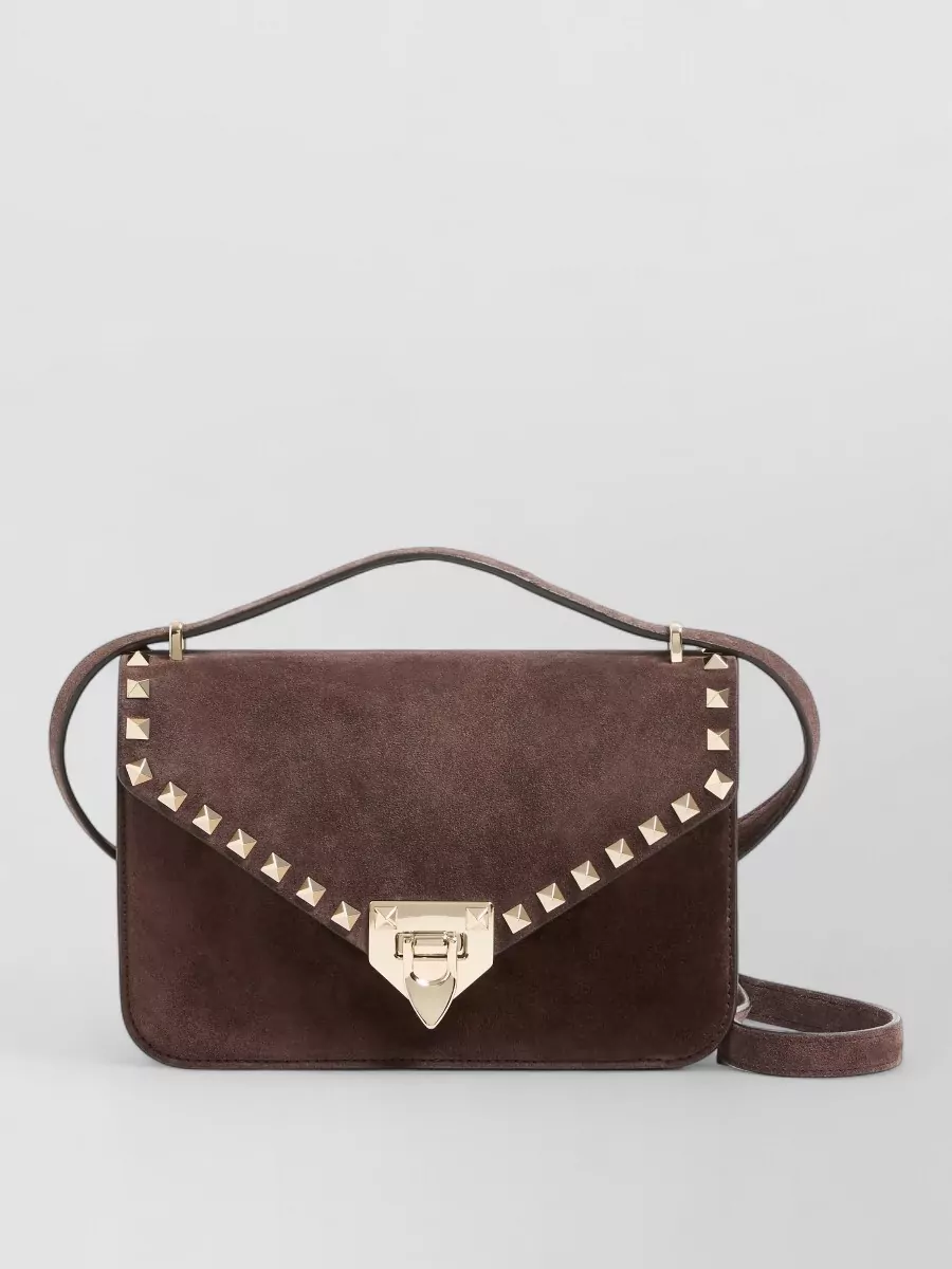 Valentino leather rockstud small shoulder bag