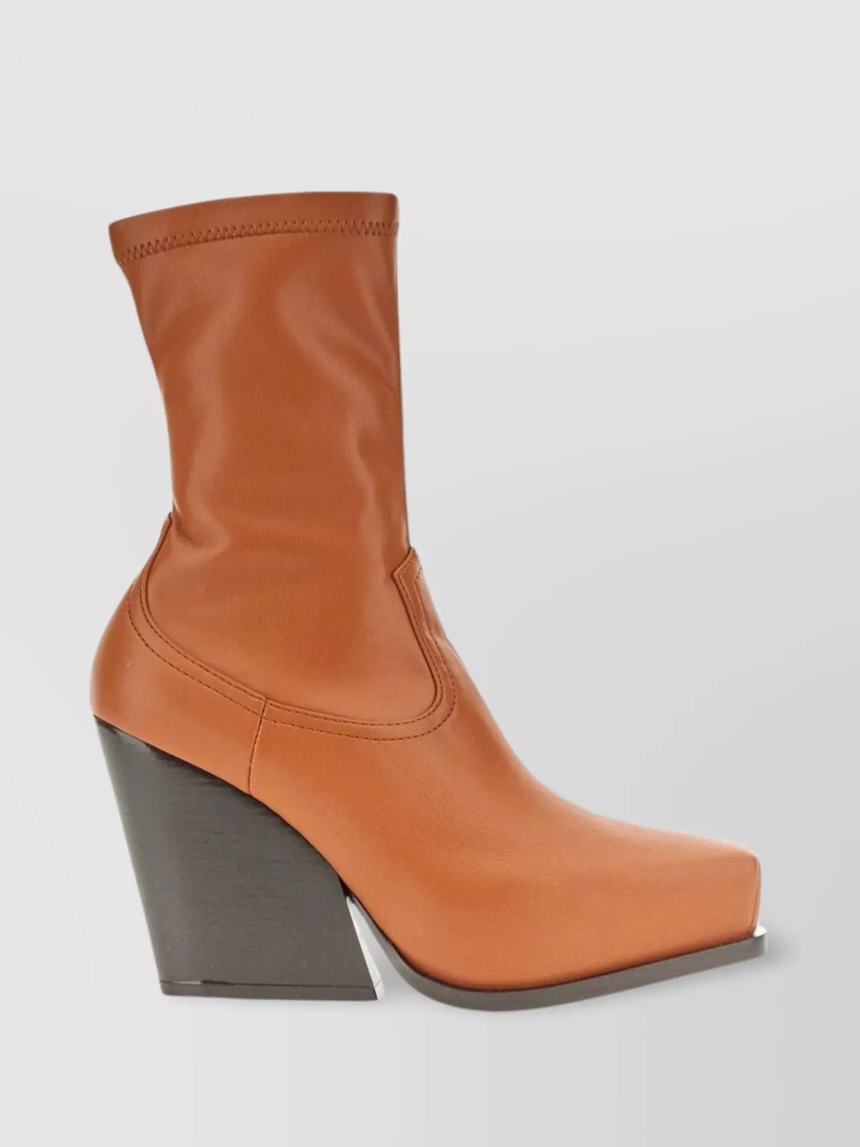 Stella Mccartney Western Style Ankle Boots With Block Heel