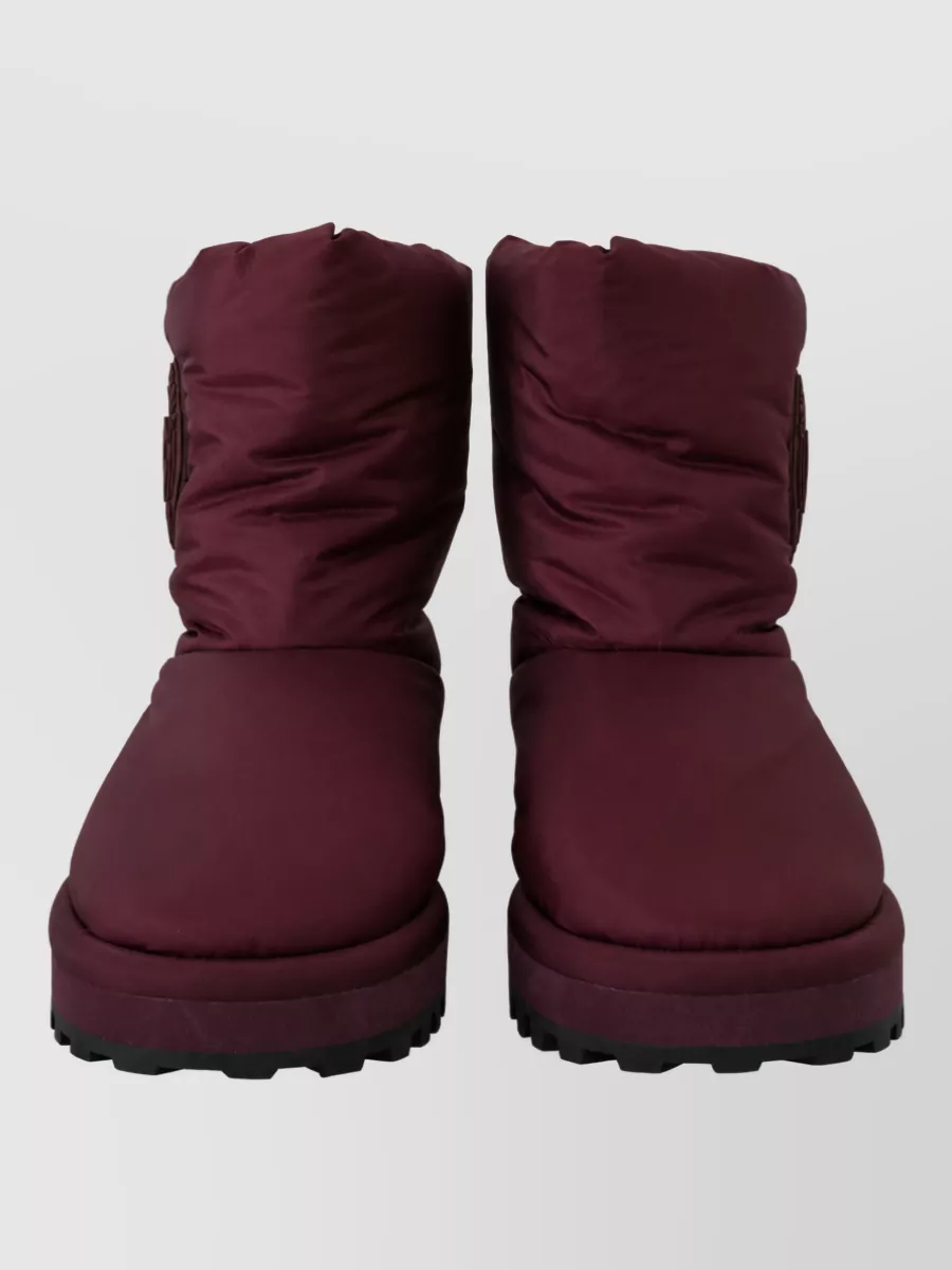 Dolce&Gabbana quilted nylon padded snow boots