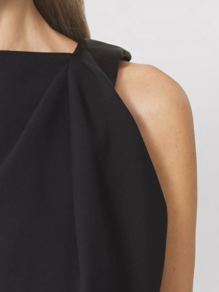 Lanvin Sleeveless Open Back Midi Dress