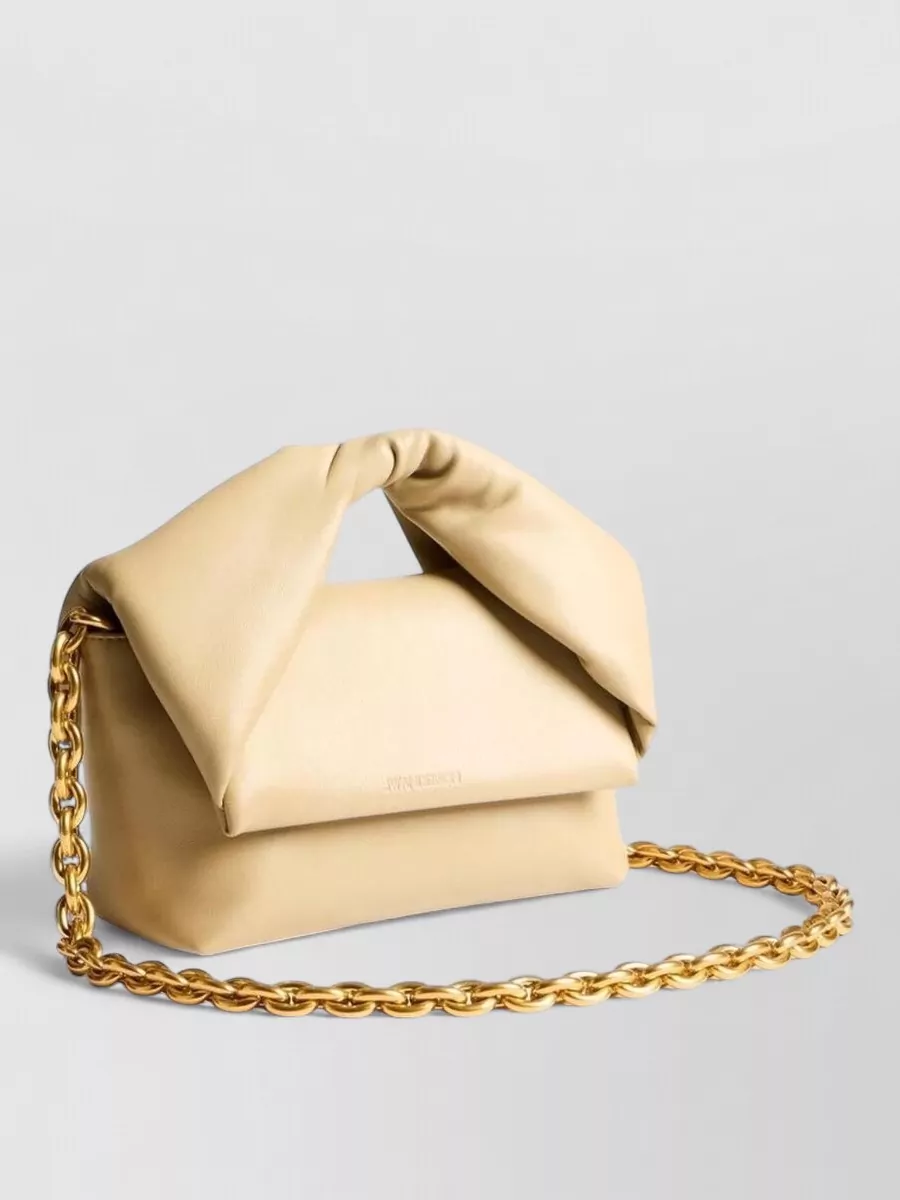 Jw Anderson Full Grain Lamb Leather Shoulder Bag