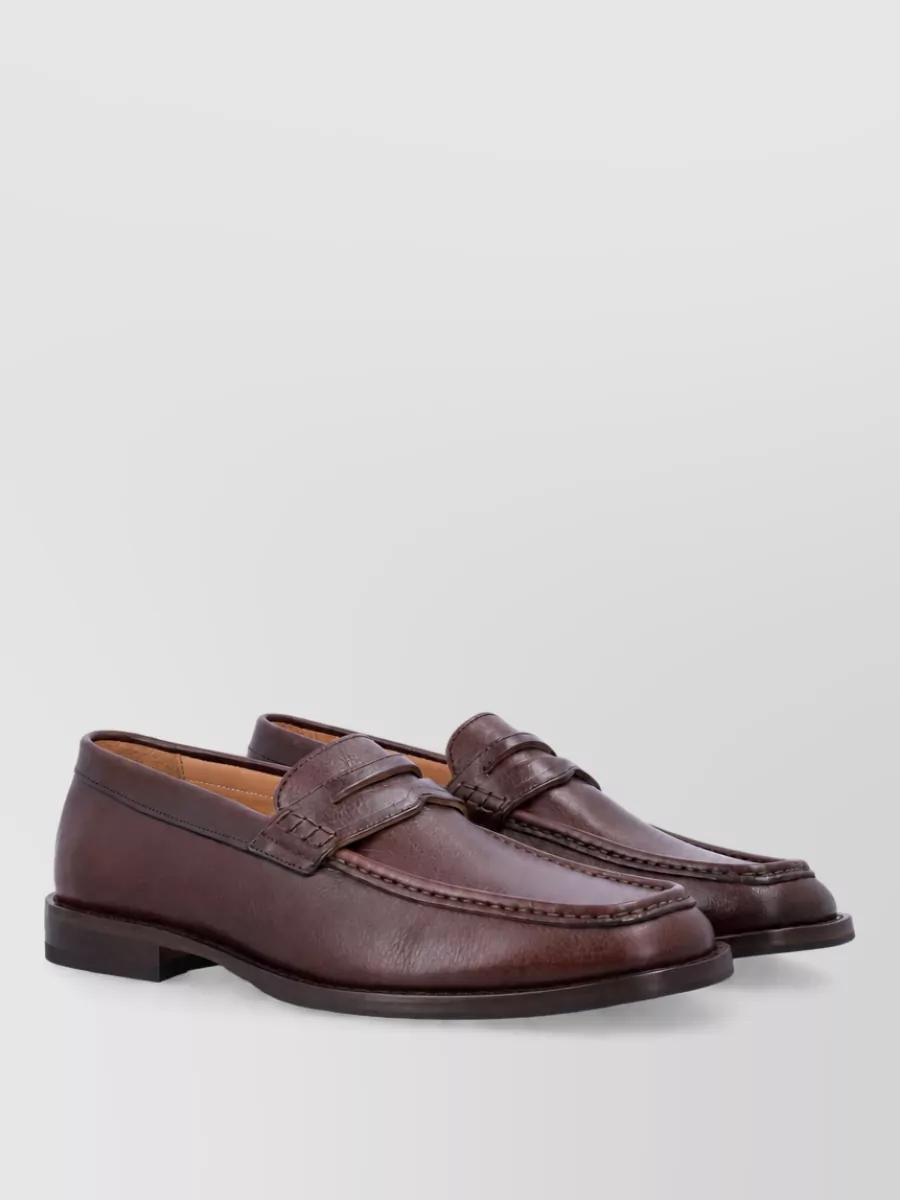 Our Legacy leather loafers