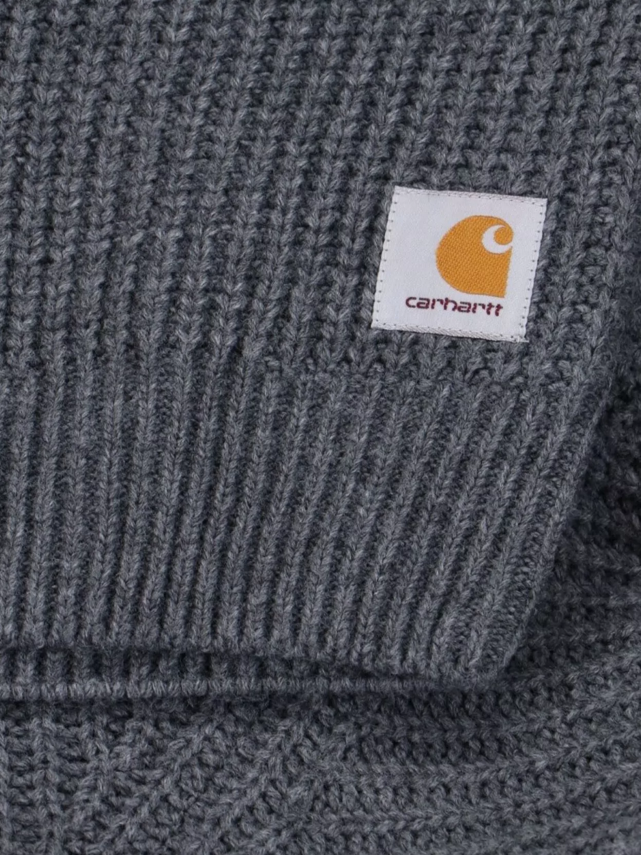 Carhartt Wip Raglan Sleeve Crewneck Sweater With Ribbed Texture
