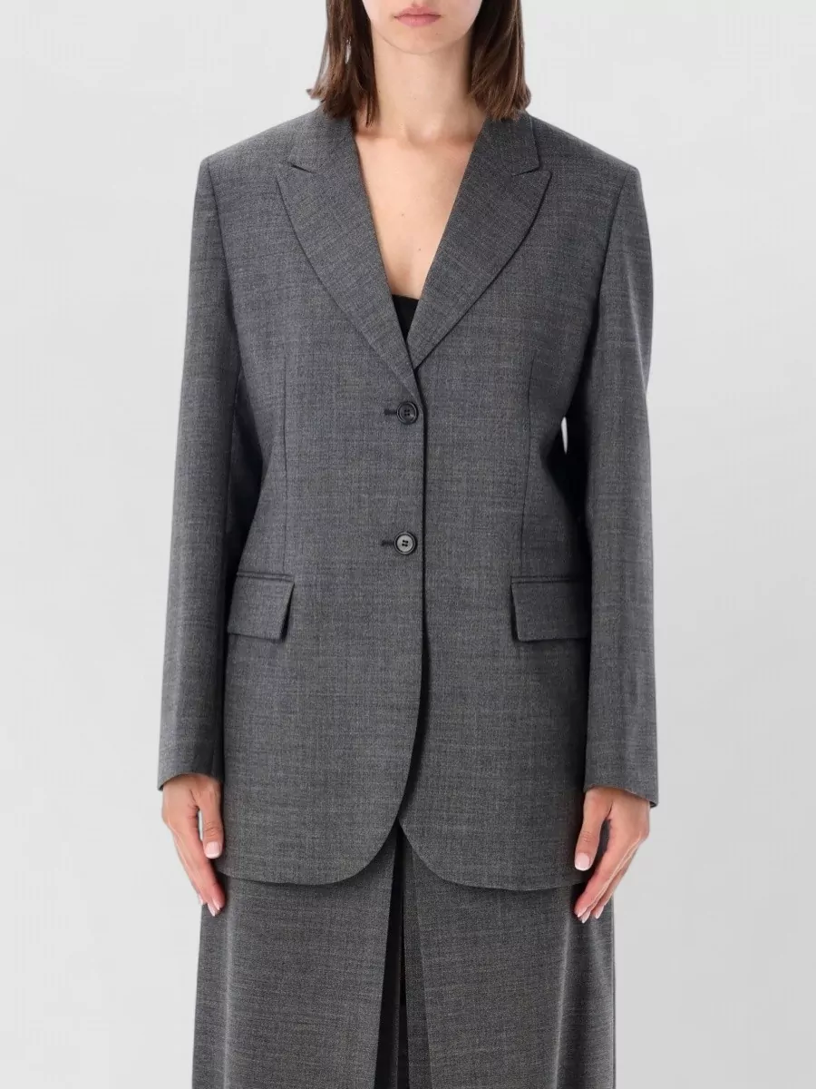 Prada virgin wool single-breasted blazer